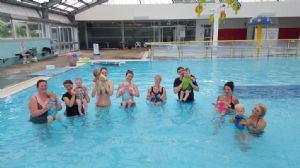 All smiles during water education at the Sapphire Aquatic Centre in Pambula.