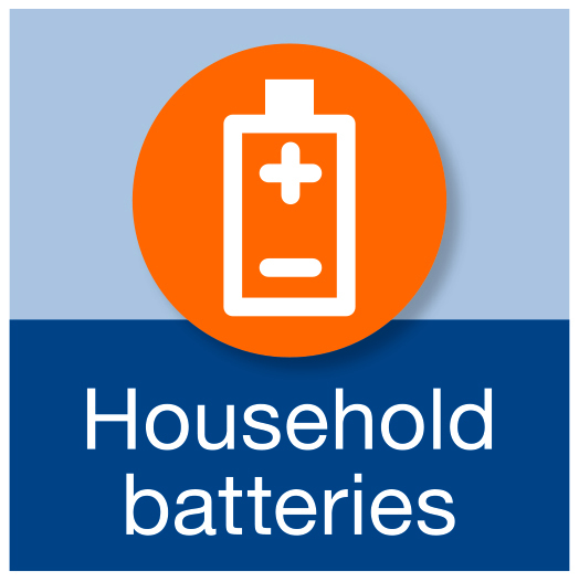 Household batteries.