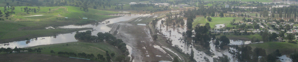 Flooding over Buckajo Road, Bega.