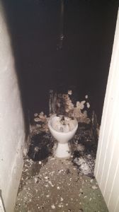 A toilet and cistern smashed and burnt at Bermagui’s Bruce Steer Pool this week.