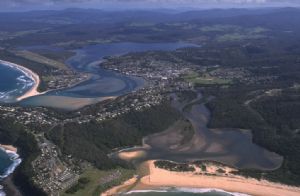 Merimbula Lake and Back Lake, where management plans are being reviewed. 